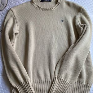 Tan Woman’s Polo Sweater Medium